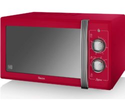 SWAN Retro SM22070RN Solo Microwave - Red